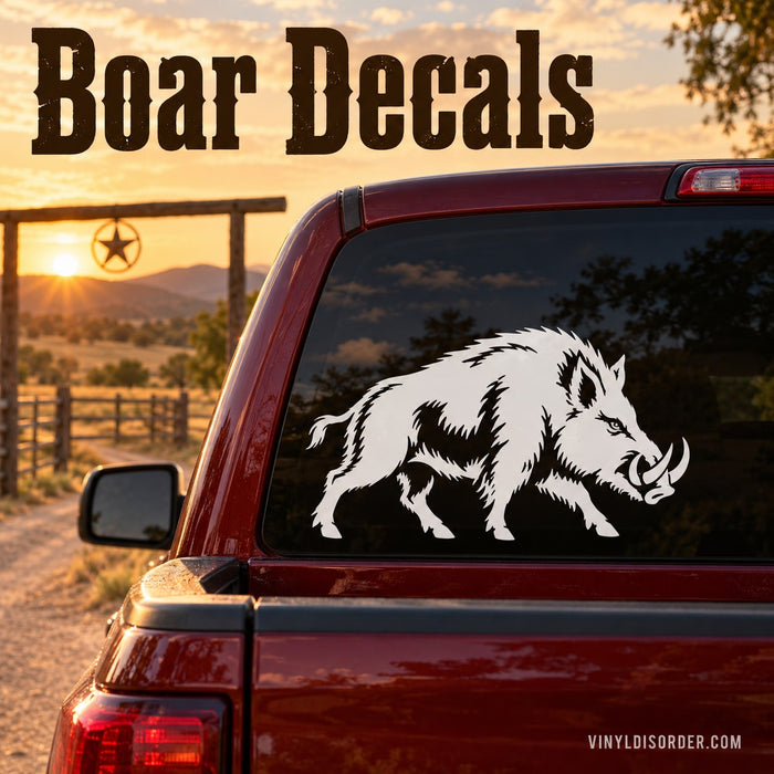 Boar Decals