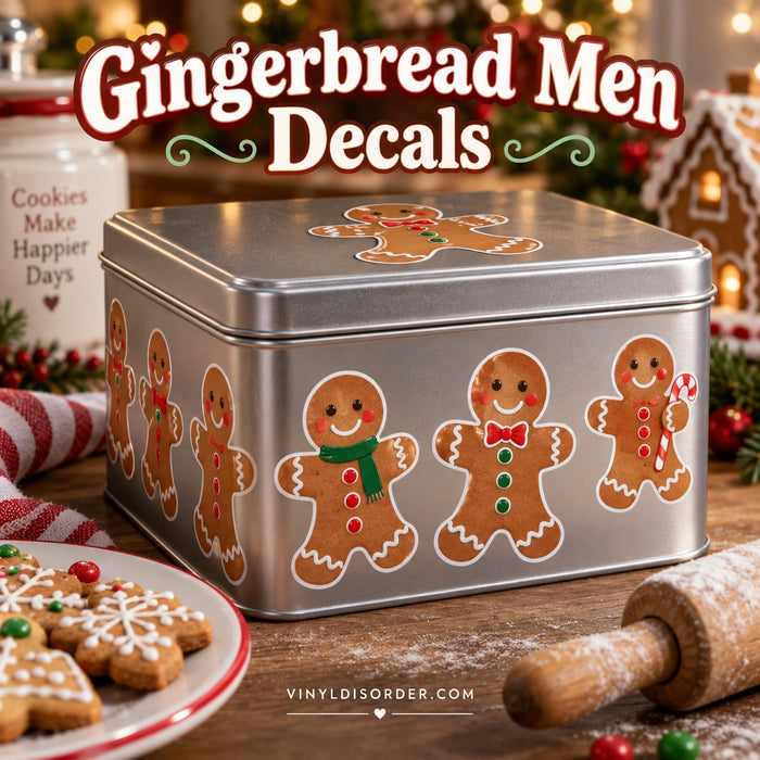 Gingerbread Men Decals