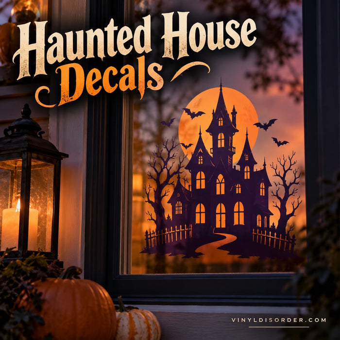 Haunted House Decals