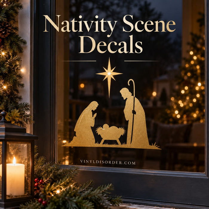 Nativity Scene Decals