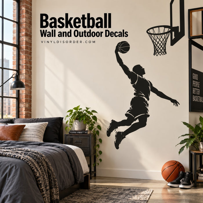 Basketball Wall and Outdoor Decals