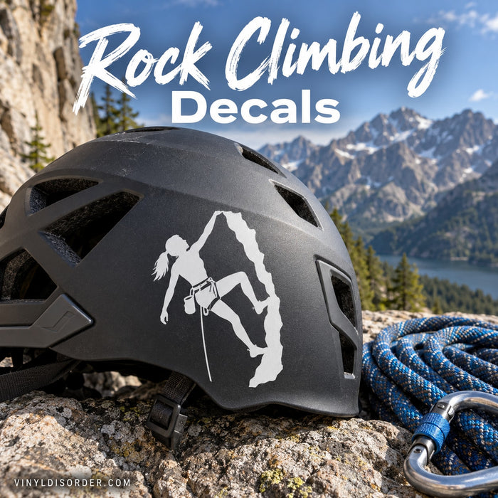 Rock Climbing Decals