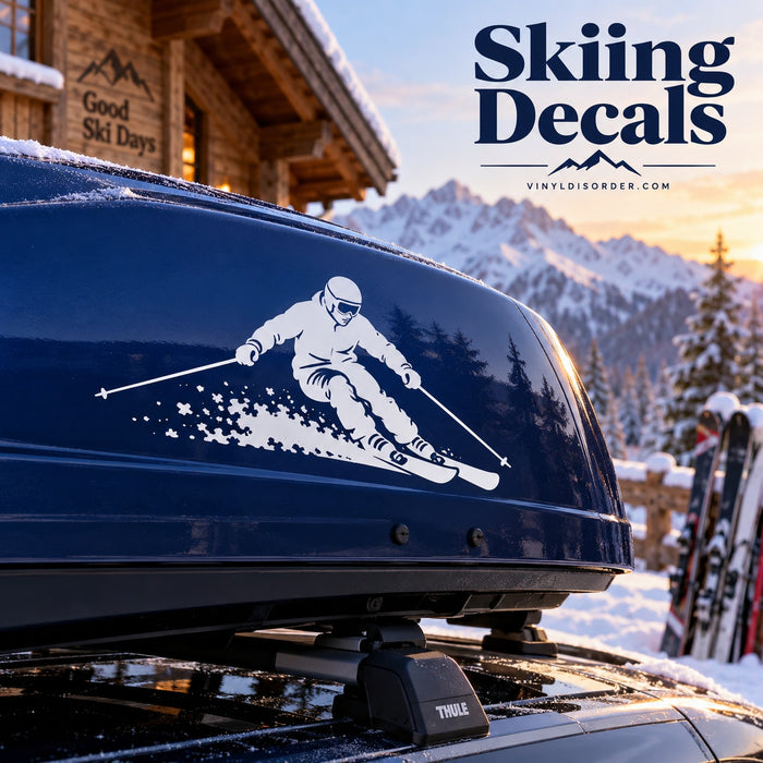 Skiing Decals