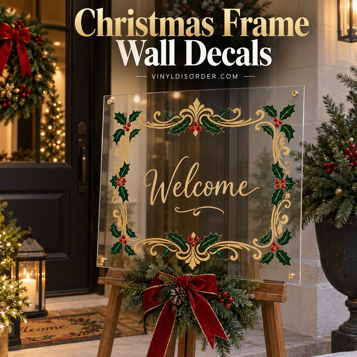 Christmas Frame Wall Decals