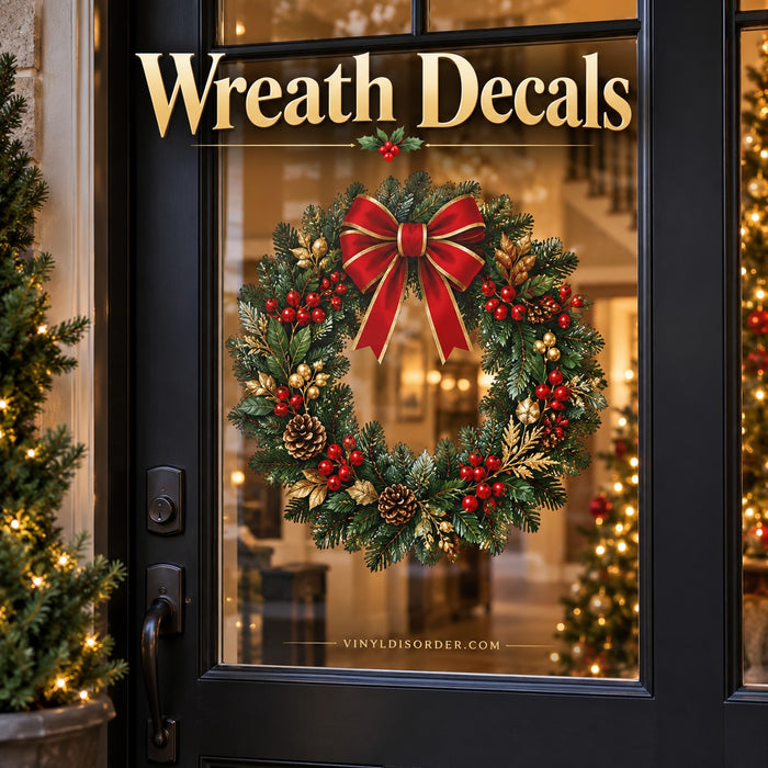 Wreath Decals