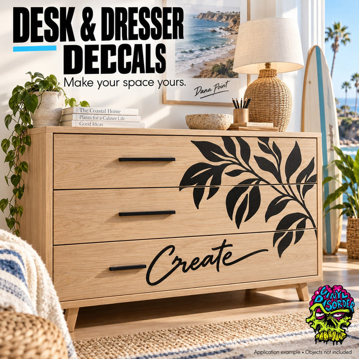 Desk & Dresser Decals
