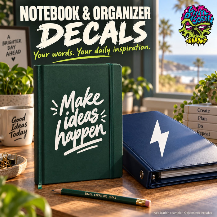 Notebook & Organizer Decals