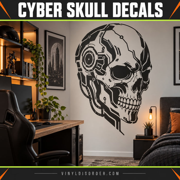 Cyber Skull Decals