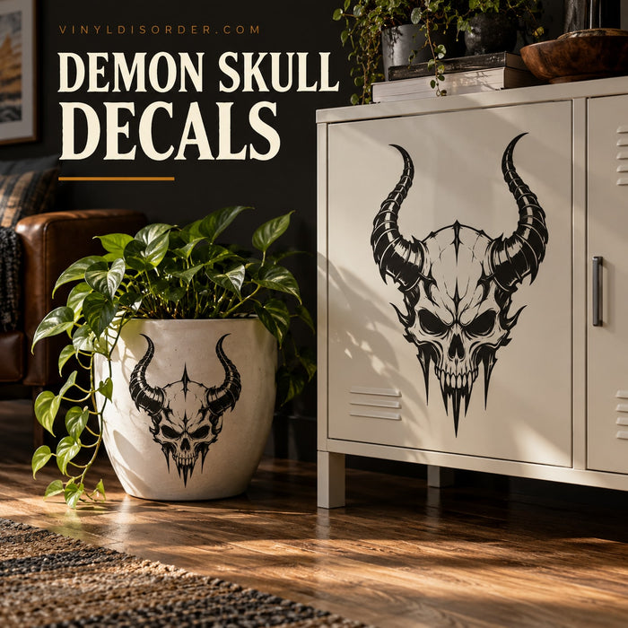 Demon Skull Decals