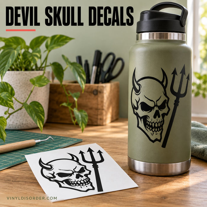 Devil Skull Decals