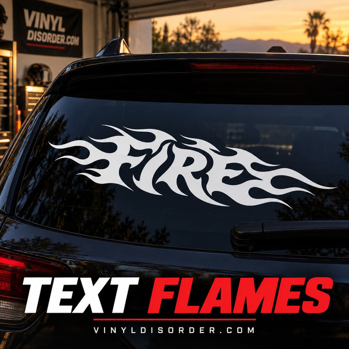 Text Flames