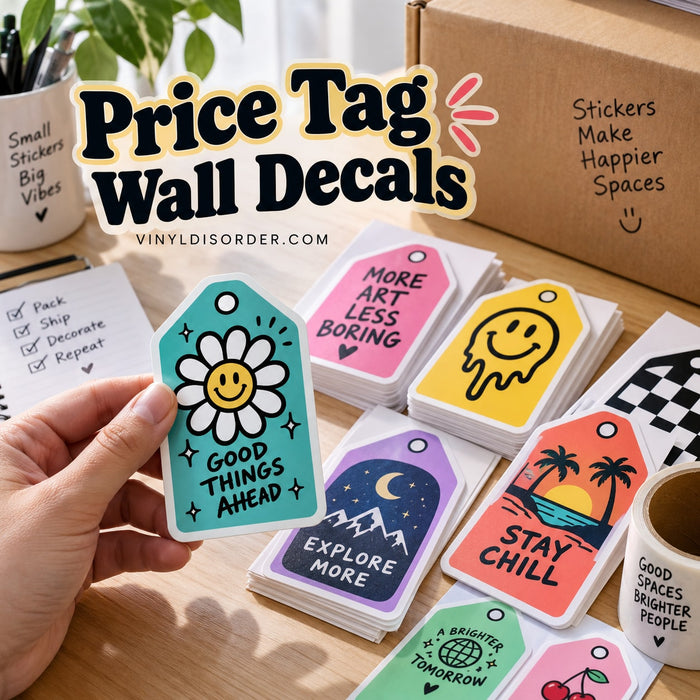 Price Tag Wall Decals