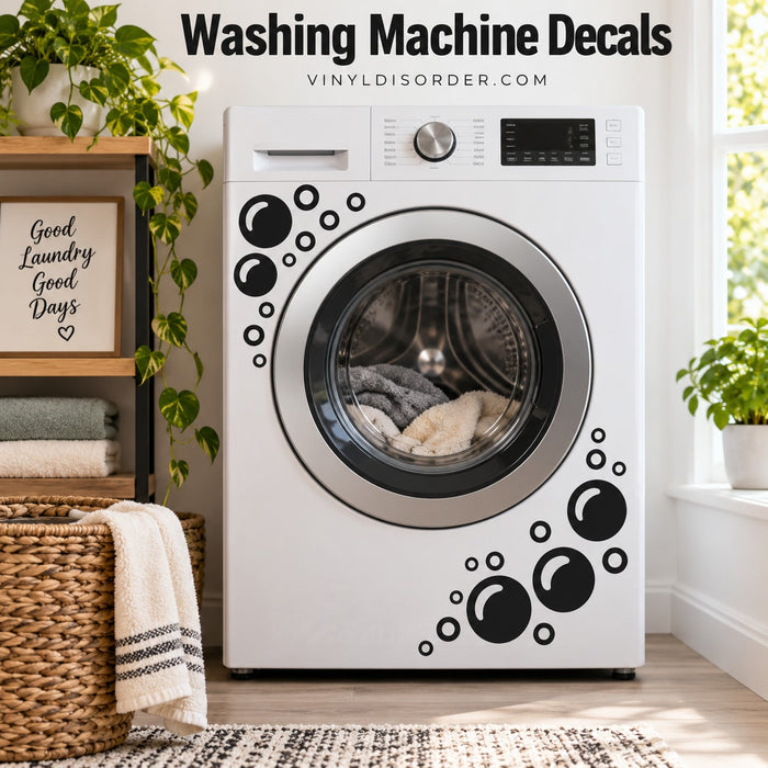 Washing Machine Decals