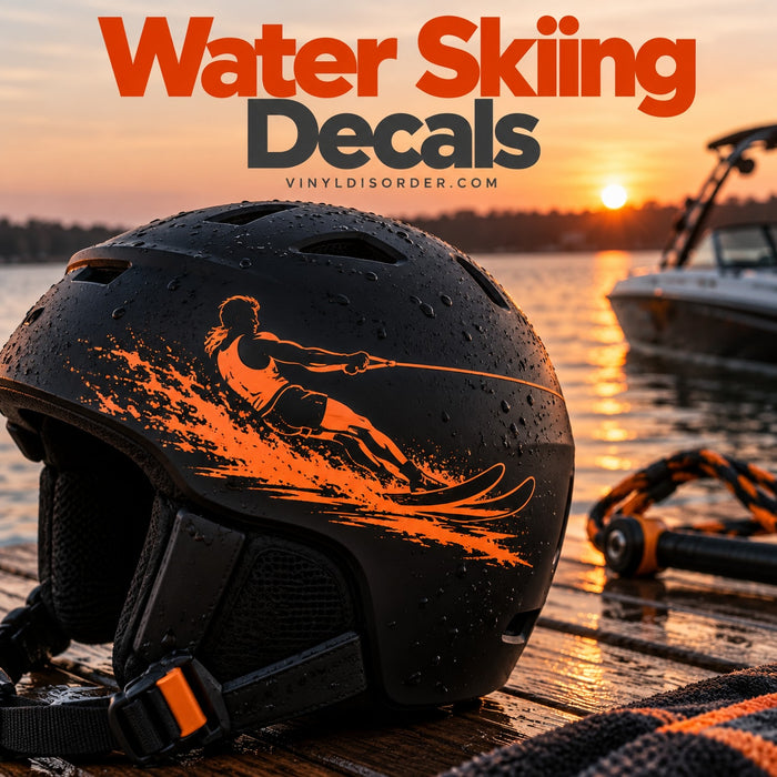 Water Skiing Decals