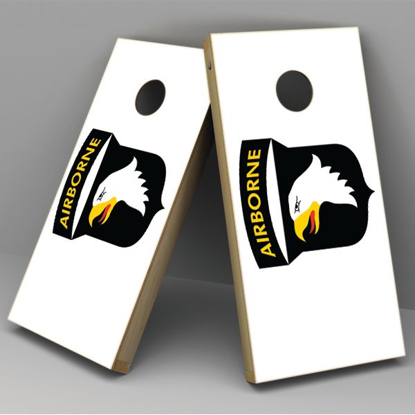 101st Airborne Cornhole Board Vinyl Decal Wrap