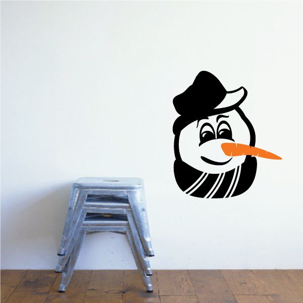 Image of 2 Color Snowmen Decal