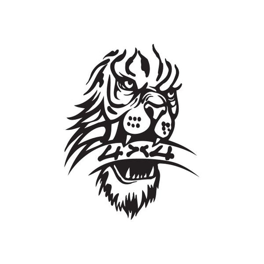 Image of 4 x 4 Lion Decal