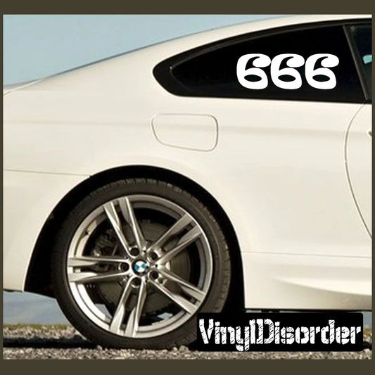 666 Decal