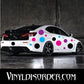 72 Circles Dots Wall Decal Kit - Vinyl Decal - Car Decal - Many Sizes Available.