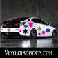 72 Medi Star Wall Decal Kit - Vinyl Decal - Car Decal - Many Sizes Available.