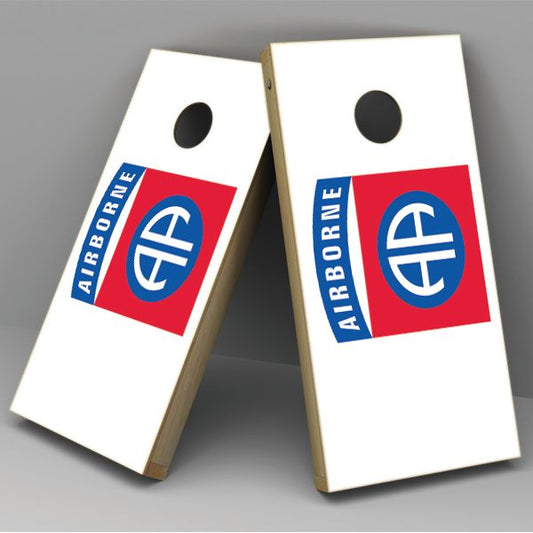 82nd Airborne 1 Cornhole Board Vinyl Decal Wrap