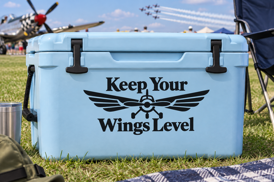 AirForceCX027 - Keep Your Wings Level; illustrative application of the exact PDF artwork