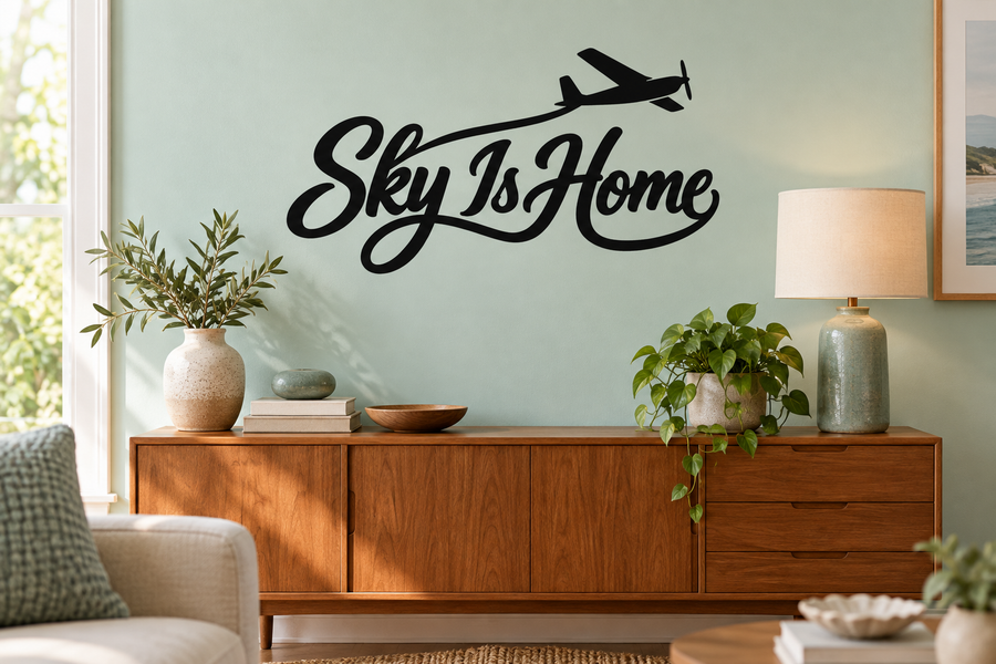 AirForceCX028 - Sky Is Home; illustrative application of the exact PDF artwork