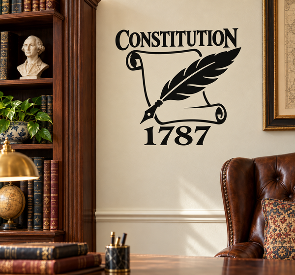 AmericanPrideCX003 — Constitution 1787 Quill; illustrative application of the exact PDF artwork