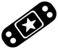 BandageCX007 — Star Patch ; preview rendered from the saved vector PDF