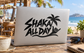 Shaka All Day vinyl decal with palm tree and hand graphic