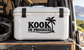 Vinyl decal: 'KOOK IN PROGRESS' with palm tree