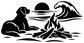 BeachCampfireCX019 - Beach Dog Night ; preview rendered from the saved vector PDF