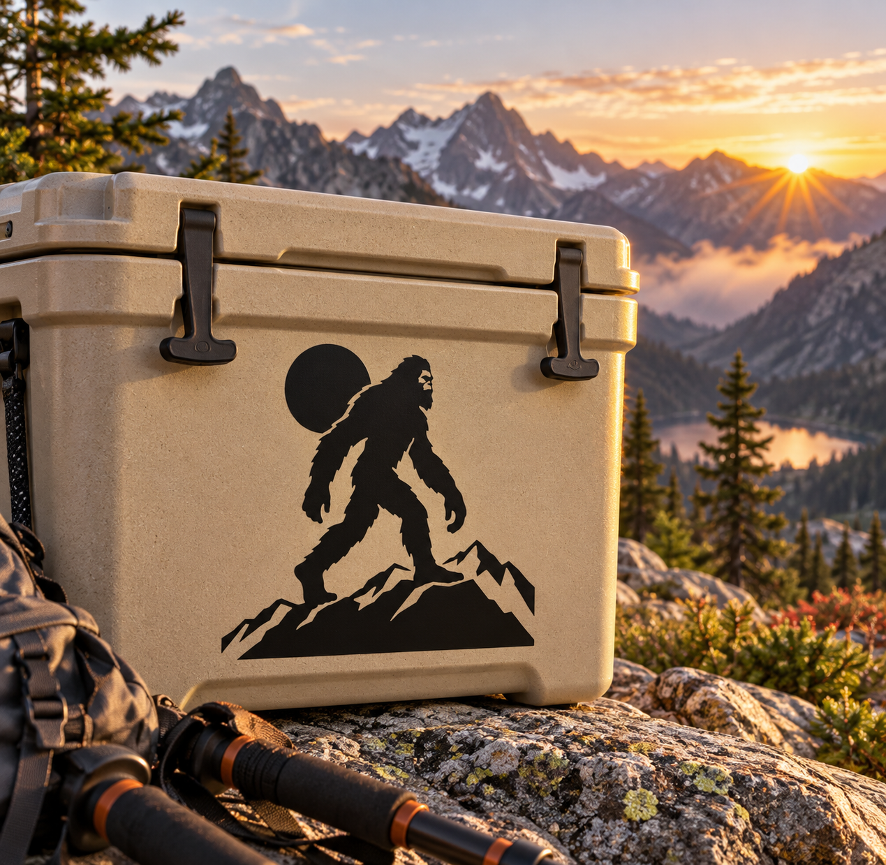 BigfootCX002 — Ridge Runner; illustrative application of the exact PDF artwork
