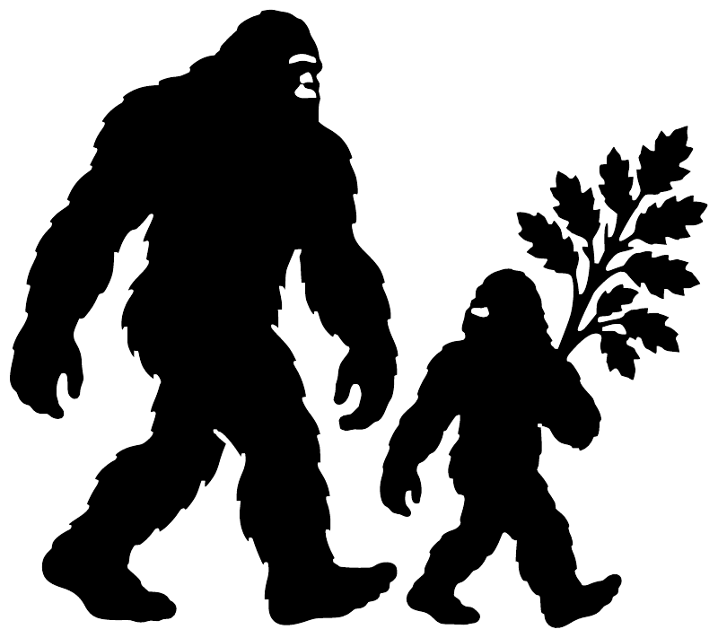 BigfootCX012 — Trail Crew ; preview rendered from the saved vector PDF