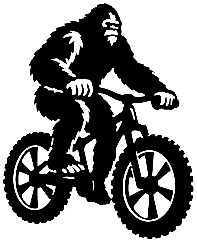 BigfootCX015 — Mountain Bike Myth ; preview rendered from the saved vector PDF