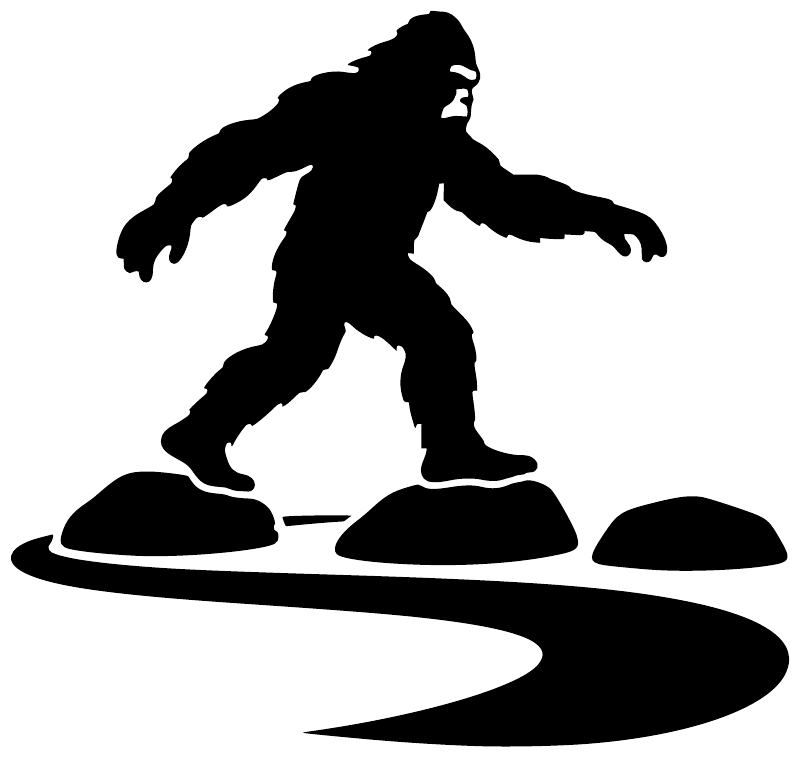 BigfootCX018 — River Crossing ; preview rendered from the saved vector PDF