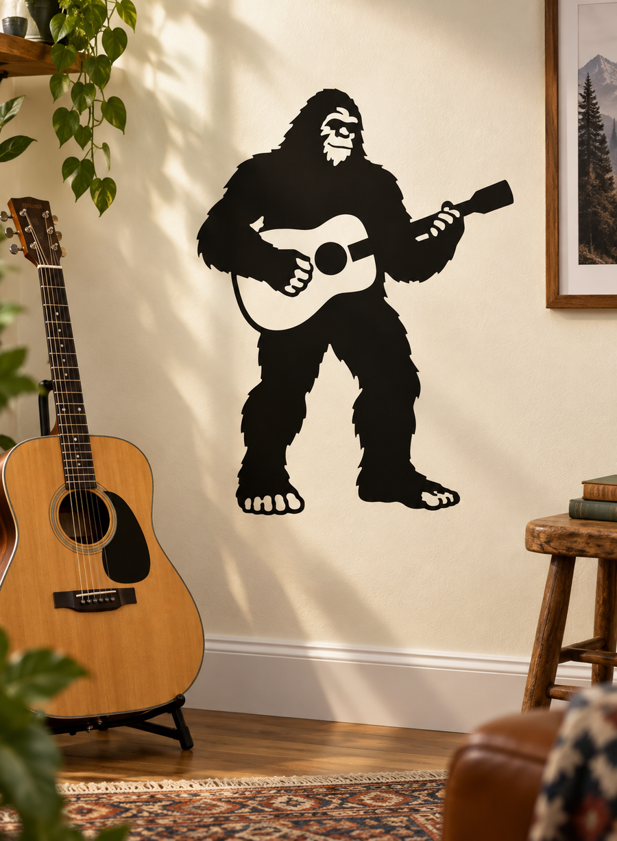 BigfootCX020 — Forest Guitarist; illustrative application of the exact PDF artwork