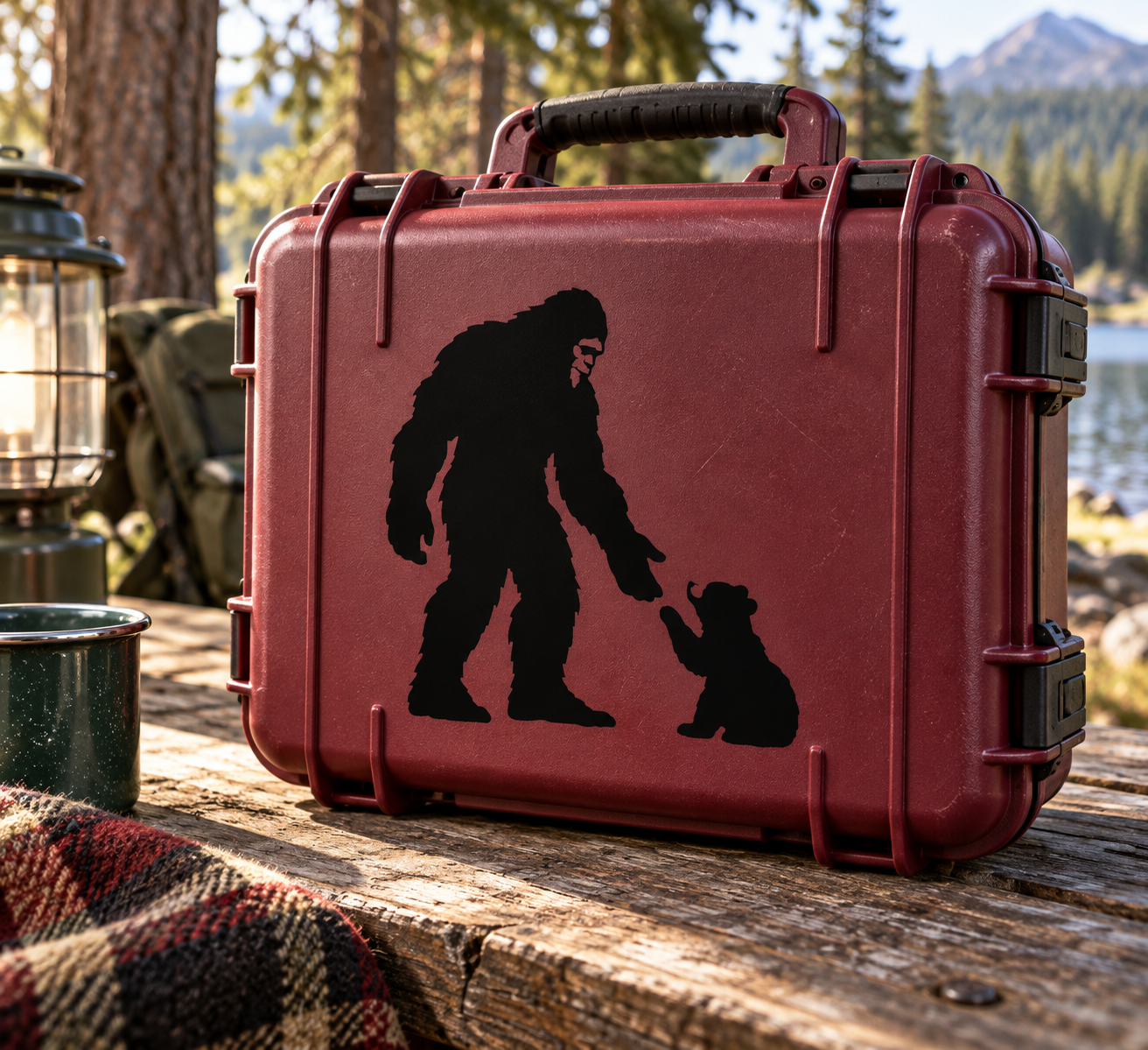 BigfootCX023 — Bigfoot and Bear Cub; illustrative application of the exact PDF artwork