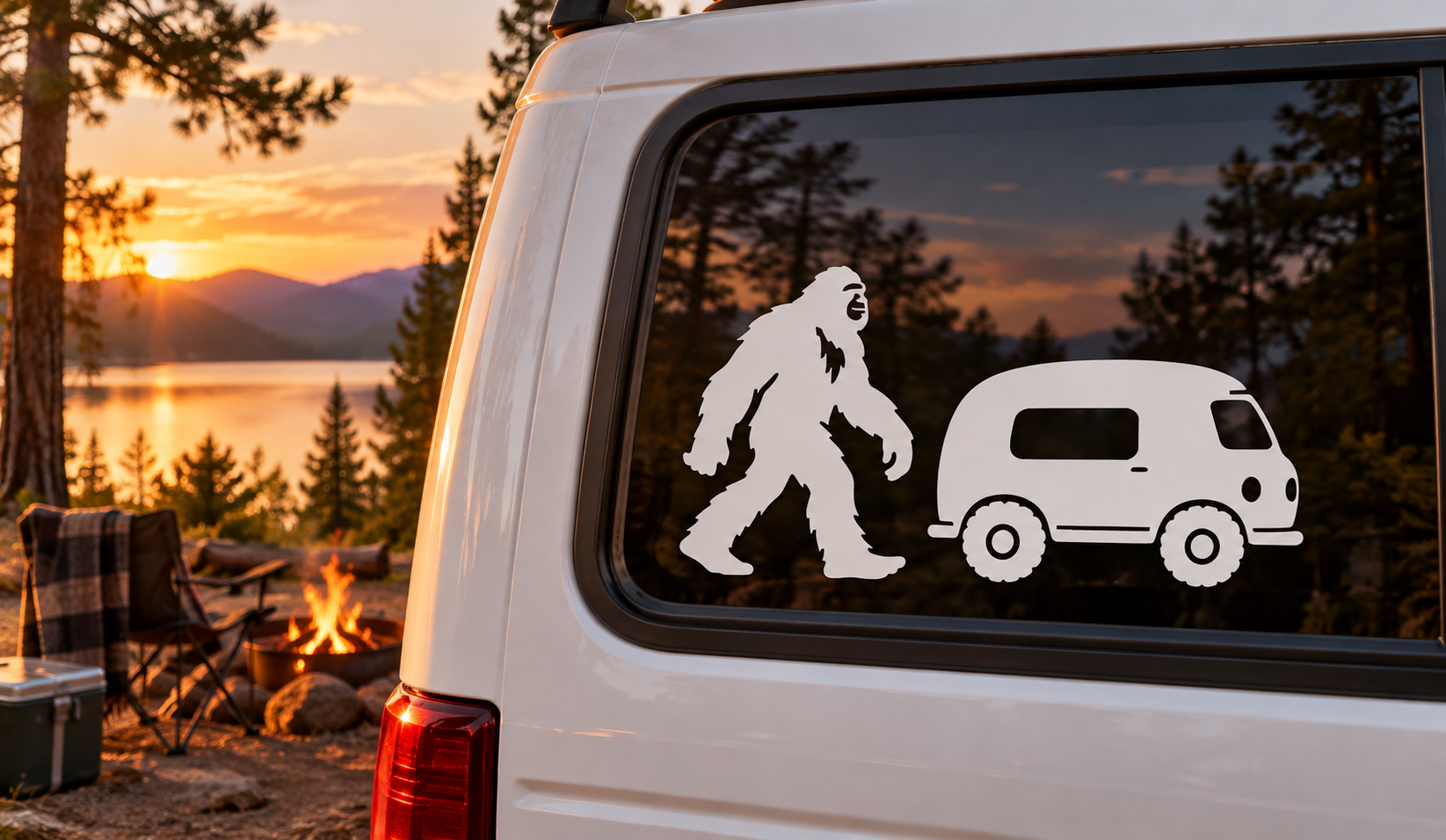 BigfootCX024 — Road Trip Legend; illustrative application of the exact PDF artwork