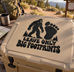 BigfootCX029 — Leave Only Big Footprints; illustrative application of the exact PDF artwork