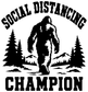 BigfootCX030 — Social Distancing Champion ; preview rendered from the saved vector PDF