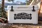 Vinyl decal with black stars and text reading 'ABSOLUTELY UNSUPERVISED'.