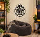 Zero Chill Club vinyl decal: black flame shield with “ZERO CHILL CLUB” text