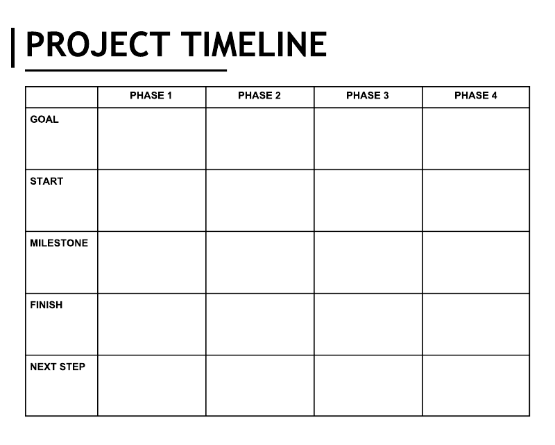 CalendarCX027 - Project Timeline; preview rendered from the saved vector PDF