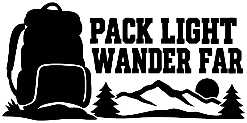 CampingCX028 - Pack Light Wander Far; preview rendered from the saved vector PDF