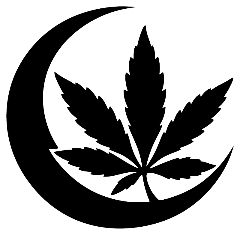 CannabisCX002 - Moonlit Herb ; preview rendered from the saved vector PDF