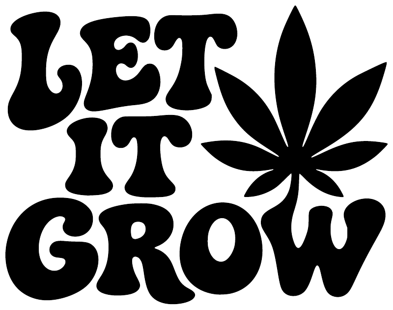 CannabisCX009 - Let It Grow ; preview rendered from the saved vector PDF