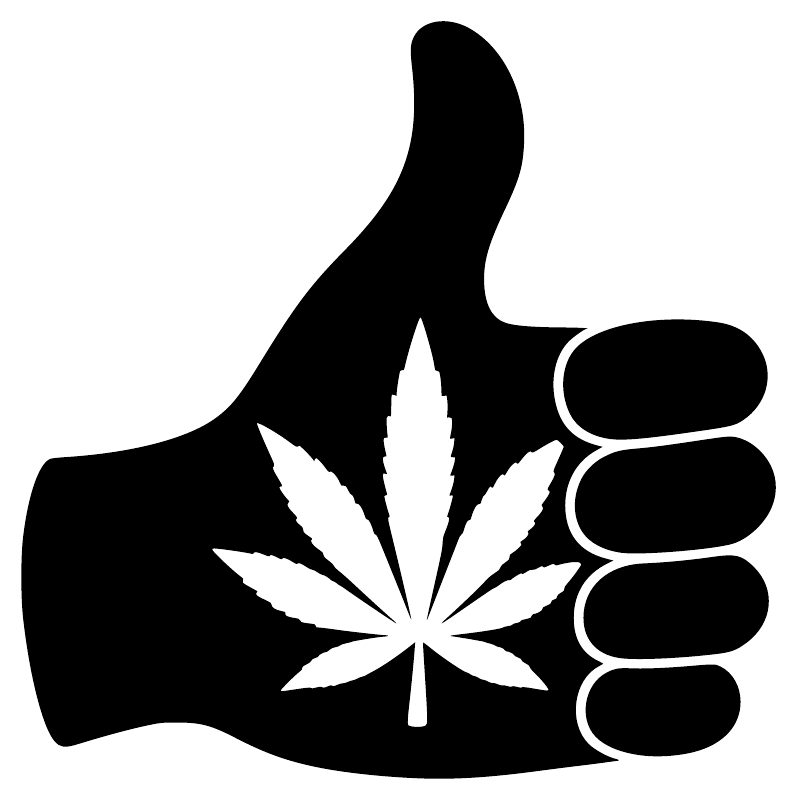 CannabisCX015 - Green Thumb ; preview rendered from the saved vector PDF