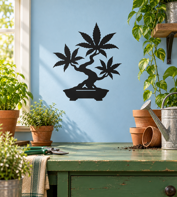 CannabisCX018 - Bonsai Bud; illustrative application of the exact PDF artwork
