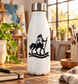 River-themed centaur riding horse vinyl decal on a white tumbler bottle